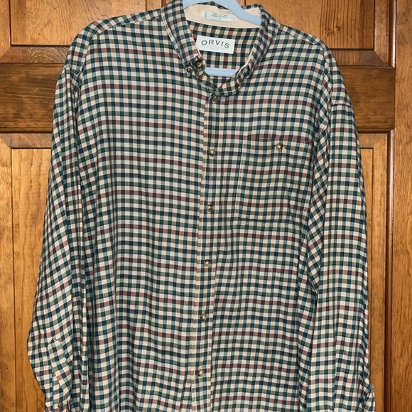 Orvis Other - Orvis 100% cotton button down casual shirt size large